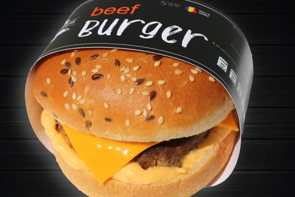 MIXED MEAT BURGER CU CEAPA CARAMELIZATA 180 G